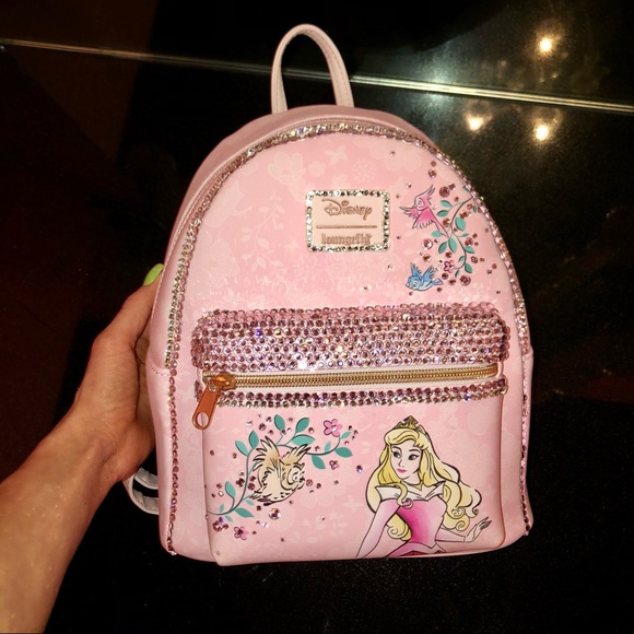 loungefly sleeping beauty mini backpack